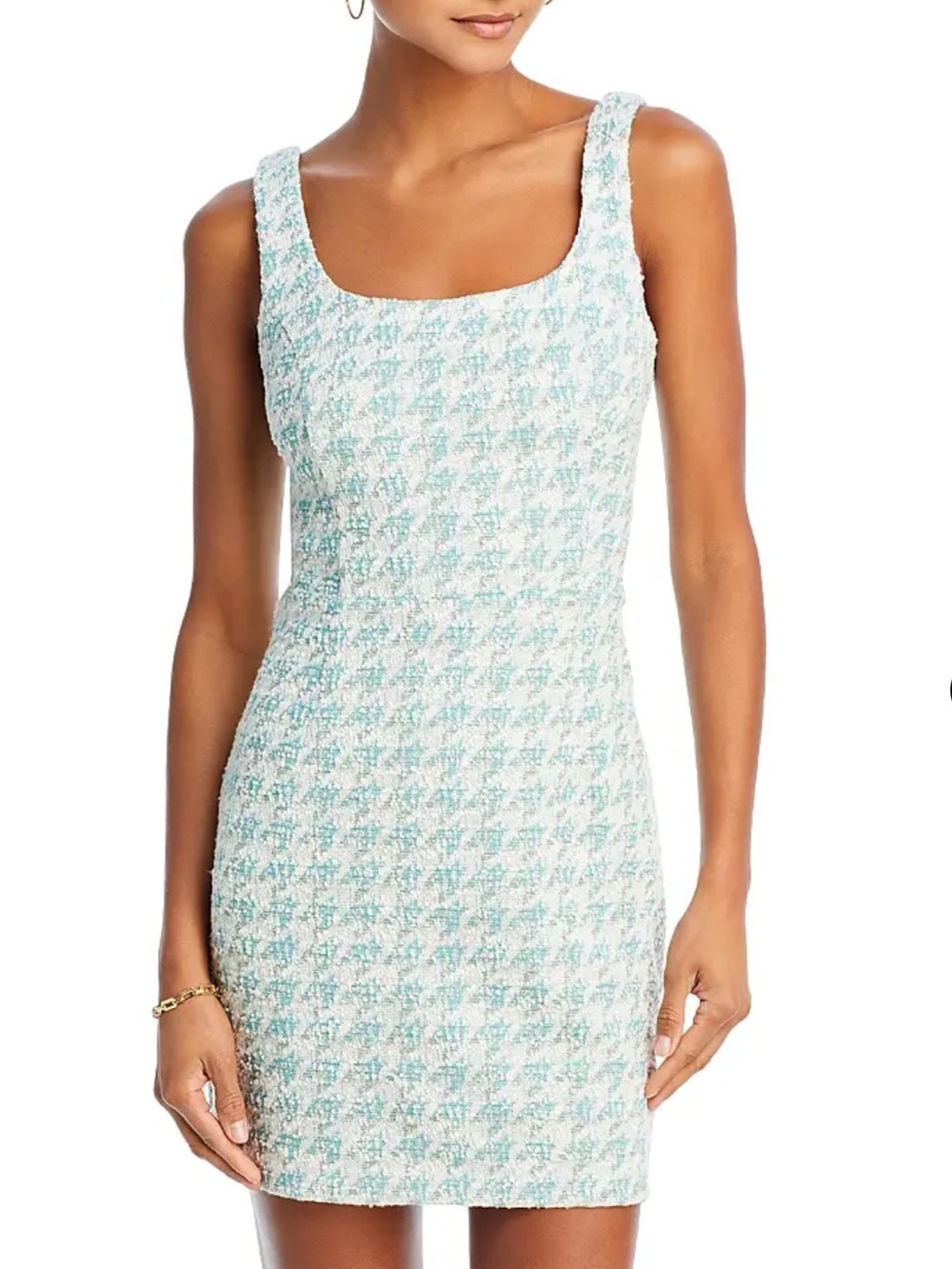 !!NWOT!! WOMEN’S AQUA SLEEVELESS TWEED SHEATH MINI DRESS - SZ XS - RETAIL $118